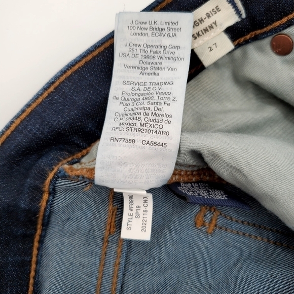 Madewell 9" Mid-Rise Skinny Jeans in Larkspur Wash - Picture 10 of 10